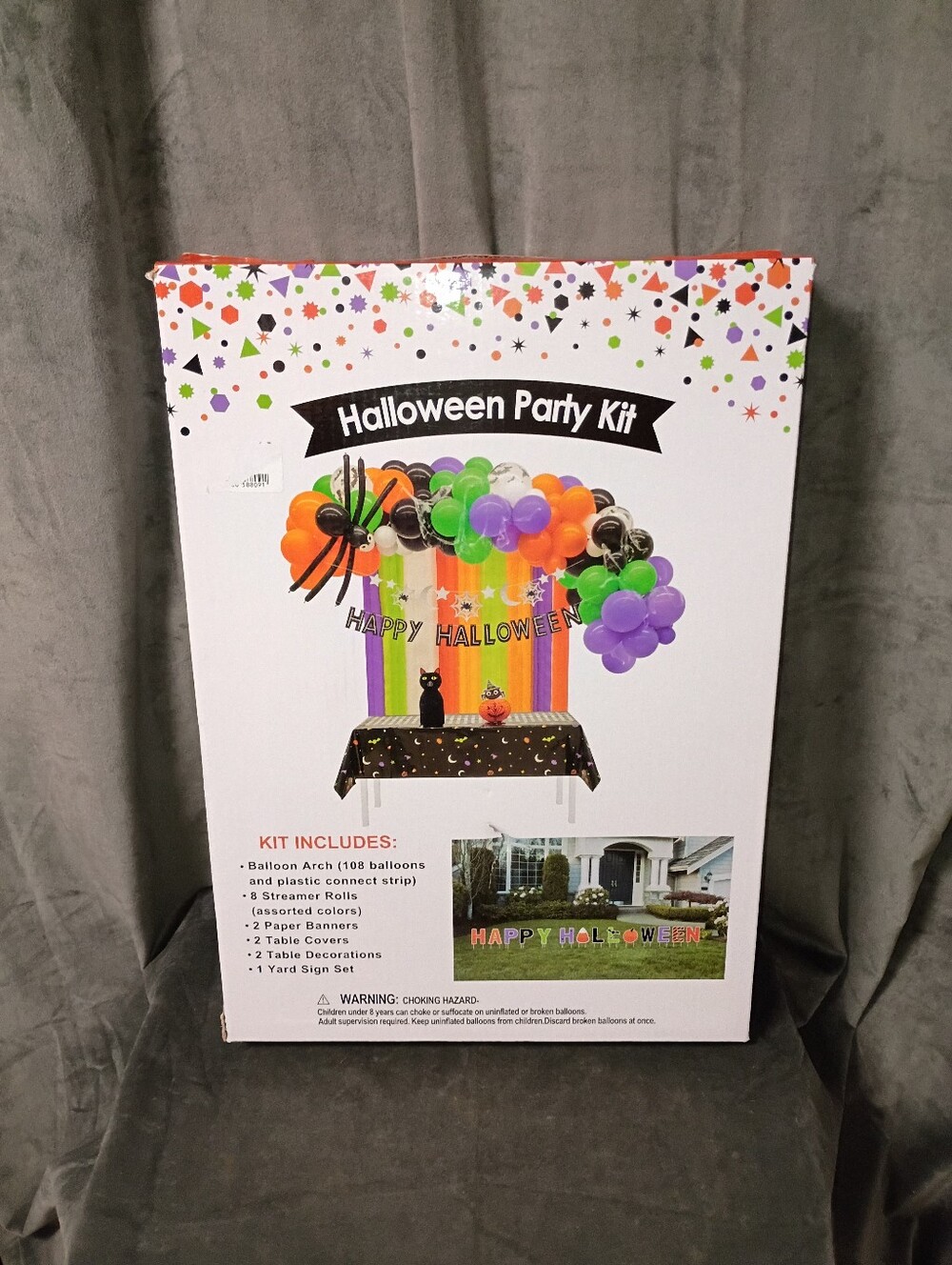 Halloween Party Kit - Balloon Arch and Backdrop Party Set NWT - Picture 3 of 7